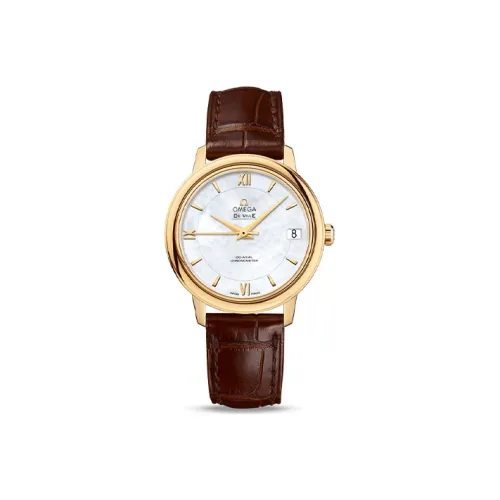 OMEGA Автоматический Механический Movement Женские Часы Elegant Saucer Series 32,7 мм Белый