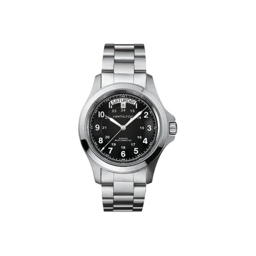 HAMILTON Автоматический Механический Механизм Мужские Часы 40 мм Черный