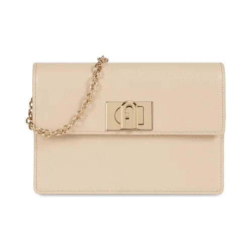 Furla Кожа Бананка Женская Бежевая