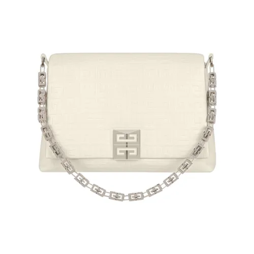 GIVENCHY 4G Коровья кожа Сумка с цепочкой Сумка через плечо Сумка среднего размера Женская Цвет слоновая кость