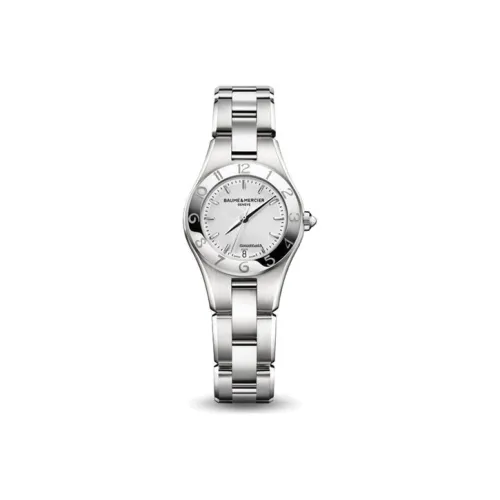 Baume & Mercier Кварцевый механизм Женские часы Lingni Collection, 27 мм, серебряные