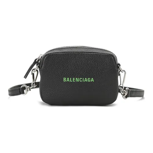 Balenciaga Кожа Сумка через плечо Мини Унисекс Черный Зеленый