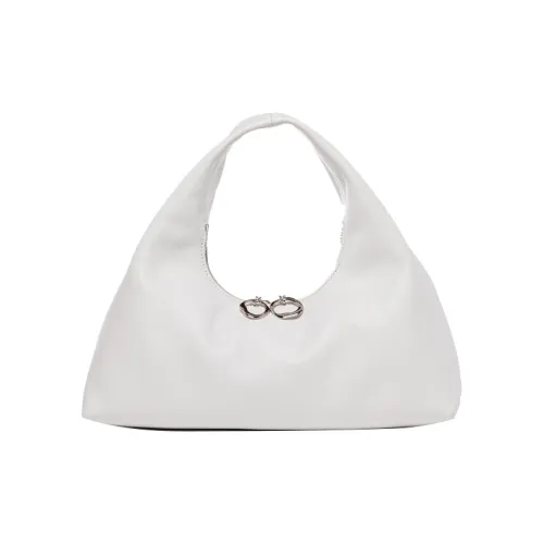 Staud Кожа Сумка через плечо Мини Женская Белая