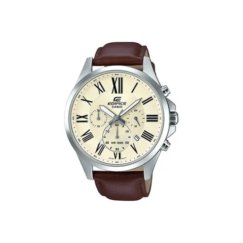 CASIO Кварцевый механизм Мужские часы EDIFICE 54мм*47,2мм*12,1мм Желтые