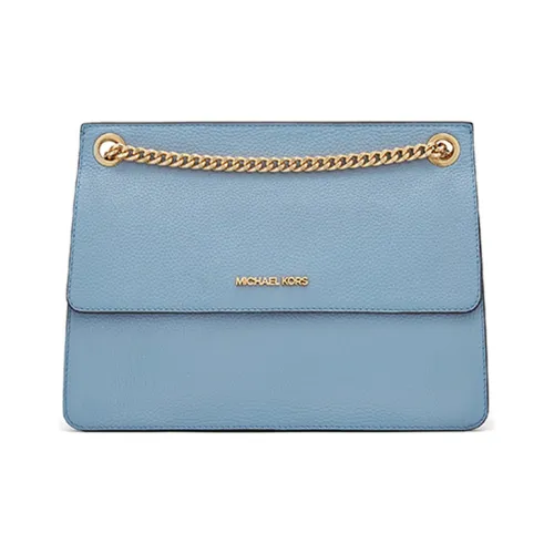 MICHAEL KORS MICHAEL KORS Handbag Collection Kathy Коровья кожа Сумка через плечо Средний Женский Светло-синий