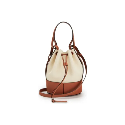 LOEWE Воздушный шар Холст с кожей Воздушный шар Сумка Сумка-ведро Сумка на шнурке Сумка Сумка через плечо Сумка через плечо Женская