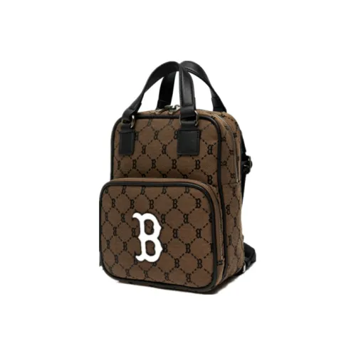 MLB MONOGRAM Коллекция Полиэстер Ручной Рюкзак Мини Унисекс Кофе