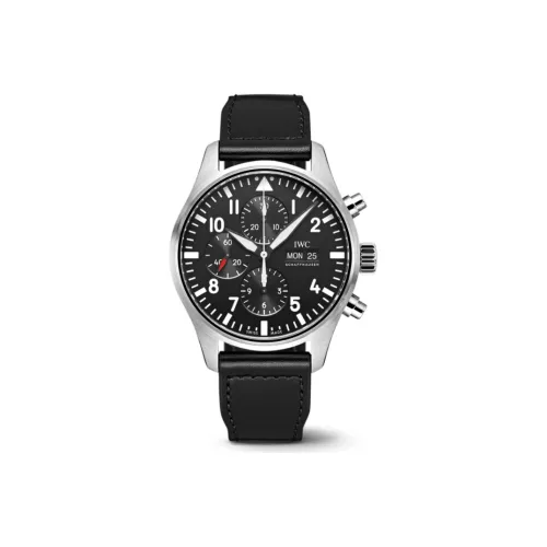 IWC Автоматический Механический Часы Мужской Pilot Collection 43 мм Черные