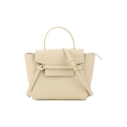 CELINE Гранированная телячья кожа Сумка сома Сумка Сумка через плечо Сумка через плечо Сумка для женщин Экрю