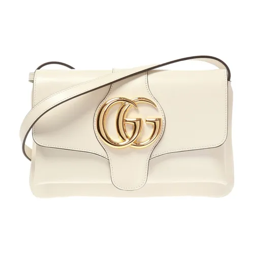 GUCCI Arli Коровья кожа Сумка через плечо Маленькая Женская Белая