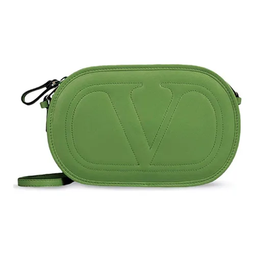 Valentino Сумка через плечо из коровьей кожи стандартная женская зеленая