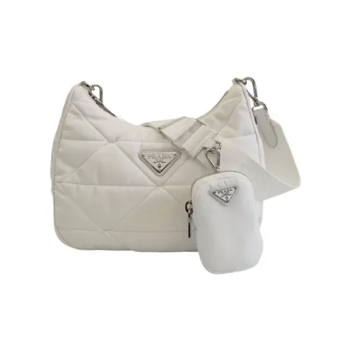 PRADA Нейлоновая сумка через плечо Женская Белая
