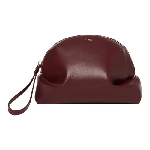 Chloe Chloé сумки Телячья кожа Одно плечо Через плечо Клатч Мини Женские Бордовый