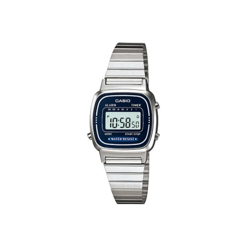 CASIO YOUTH Collection Металл Small Block Кварцевый механизм Часы Мужские Синий циферблат