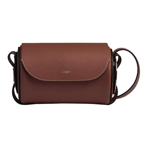 Chloe Chloé сумки Минималистский стиль Плечевая сумка Мини Женский Красный Коричневый