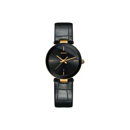 RADO Florence Collection Кварцевый механизм Женские часы 28 мм Черный циферблат