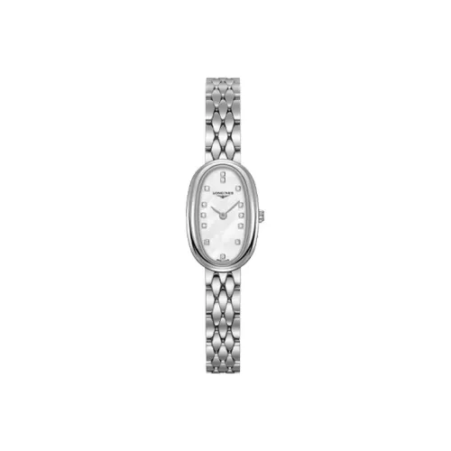 Longines Quartz Movement Женские часы Round Dance Collection 16mm*8mm*30MM Белый