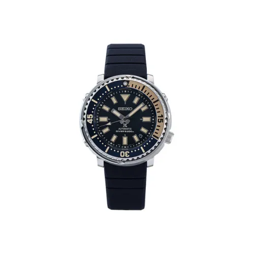 SEIKO Механический механизм Мужские часы Prospex 44мм*43,2мм*12,6мм Черные