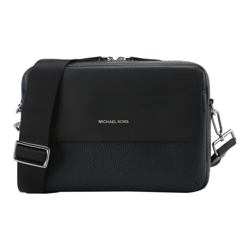 MICHAEL KORS Hudson Коровья кожа с тканью Camera Сумка Сумка через плечо Мужской Синий