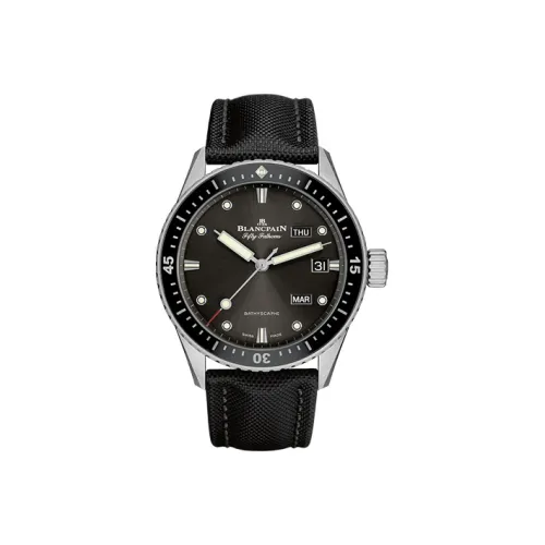 BLANCPAIN Автоматический Механический Часы Мужские FIFTY FATHOMS 43 мм Черные