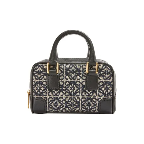 LOEWE Совместное издание Amazona Anagram Жаккард Телячья кожа Сумка с цепочкой Сумка Сумка через плечо Сумка через плечо