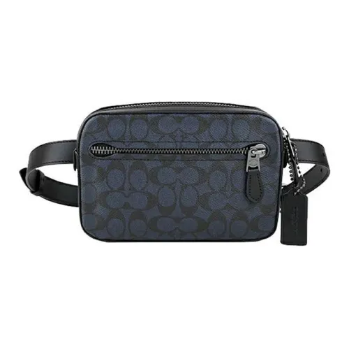 COACH Metropolitan Мягкая кожа Бананка Мужская Синяя