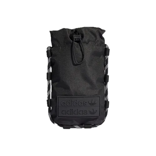Adidas Originals Переработанный материал Спортивная сумка Монетница Держатель для карт Сумка через плечо Унисекс Черный