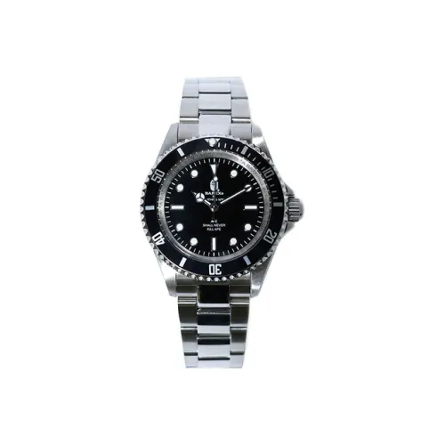 A BATHING APE Автоматический Механический Движение Унисекс Часы 48mm*40mm Черные