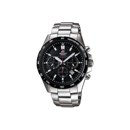 CASIO EDIFICE Collection Солнечный кварцевый механизм механизм нержавеющая сталь ремешок часы для мужчин черный циферблат EFR 518SBBJ 1AJF