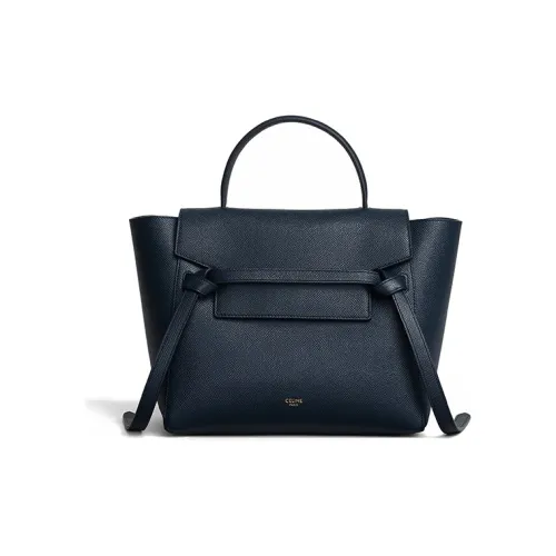 CELINE Ремень Телячья кожа Сумка сома Сумка сумка через плечо сумка через плечо Средний Женские Темно-синий