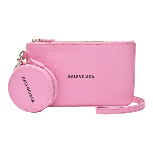 Balenciaga Кожа Клатч Стандартный Женский Розовый