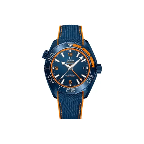 OMEGA Автоматический Механический Часы Мужские 45,5мм*45,5мм Синий
