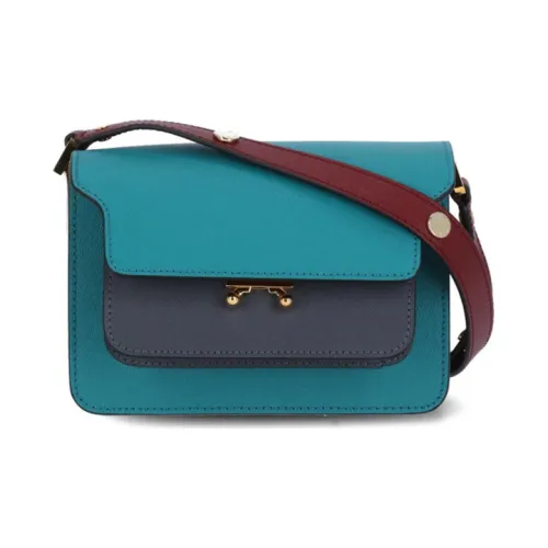 MARNI Телячья кожа Сумка через плечо Женская Зеленая