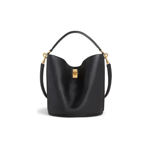 CELINE Сумка из гладкой коровьей кожи ведрообразной формы сумка через плечо сумка на плечо обычная женская черная