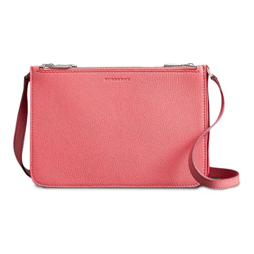 Burberry Кожа Сумка через плечо Сумка на плечо Женская Кораллово-розовая