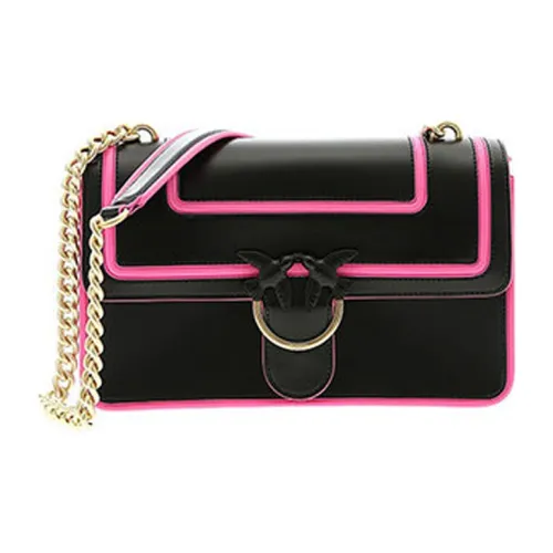 PINKO Сумка через плечо из кожи сумка на плечо средняя женская черная