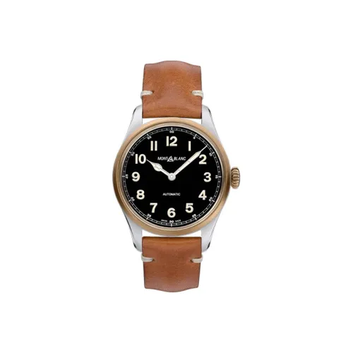 MONTBLANC Автоматический Механический Часы Мужские 40 мм Черный Циферблат Корпус из Нержавеющей Стали