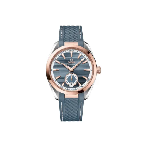 OMEGA Автоматический Механический Часы Мужские AQUA TERRA 150 метров Синий