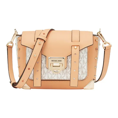 MICHAEL KORS Искусственная кожа Почтовая сумка Сумка через плечо Маленькая Женская Дынный Белый