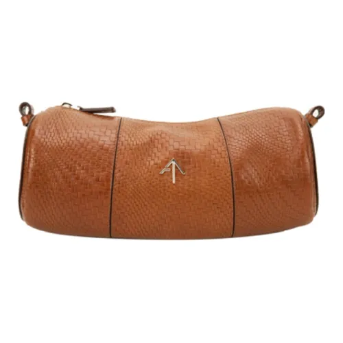 Manu Atelier Цилиндр Стрелка Сумка Сумка через плечо Средний Женский Коричневый