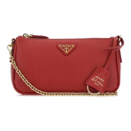 PRADA RE Edition Кожа Сумка через плечо Унисекс Красная