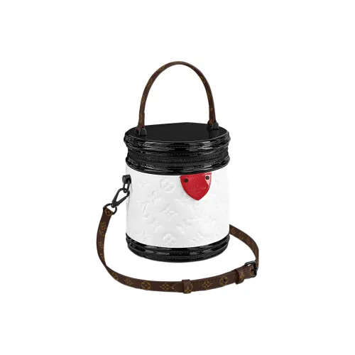 LOUIS VUITTON Cannes Лакированная поверхность Коровья кожа Процветание Сумка-ведро Сумка через плечо Обычный