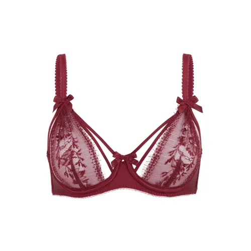Agent Provocateur Темно-красные Женские Бюстгальтеры