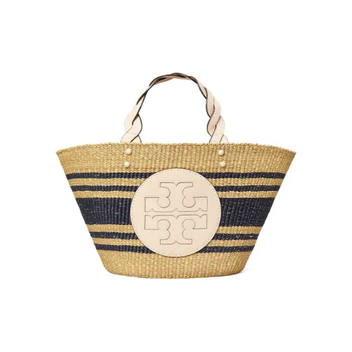 Tory Burch Сумка из соломенной плетени большая женская естественного цвета