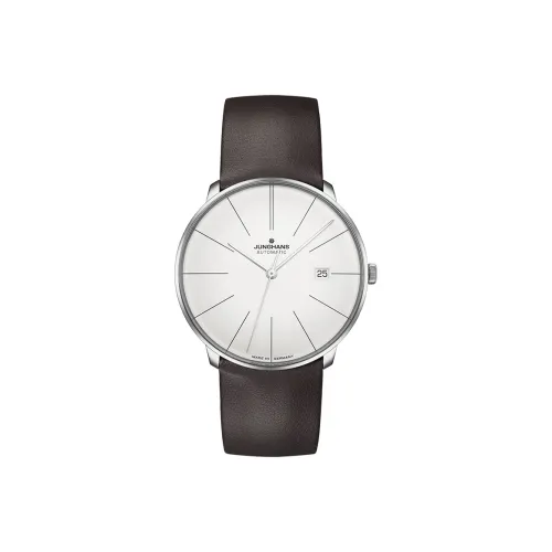JUNGHANS Автоматический Механический Часы Мужские Master Collection 39,5 мм Белые