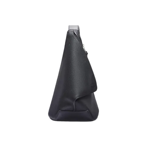 LOEWE Сумка через плечо из коровьей кожи мужская черная