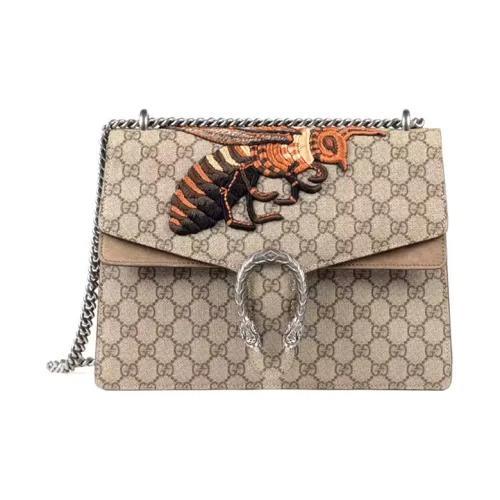 GUCCI Dionysus Холст и Кожаная Сумка через плечо Сумка на плечо Женская