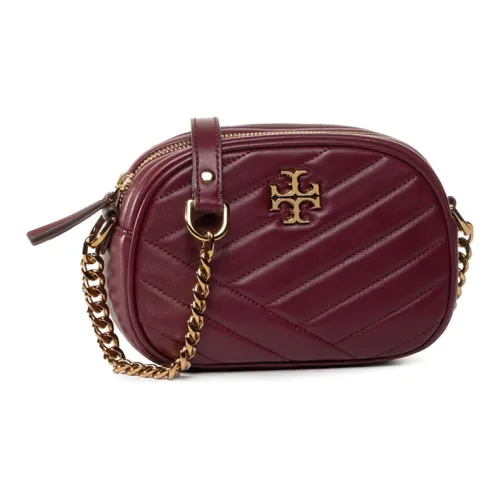 TORY BURCH Kira (Красный) Lambskin Camera Сумка через плечо Маленькая Женская Бургунди