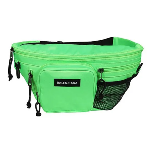 Balenciaga Нейлоновая сумка через плечо поясная сумка стандартная унисекс неоновый зеленый