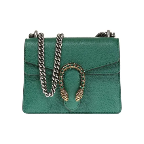 GUCCI Dionysus кожа GOD OF Вино сумка с цепочкой через плечо женская зеленая
